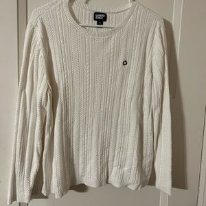 Womens chase bank white sweater